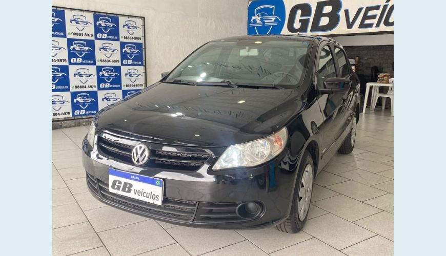 VOLKSWAGEN VOYAGE TRENDLINE 1.0 FLEX 8V MANUAL 4P - PRETO - 2012 Foto 3 (Grande)