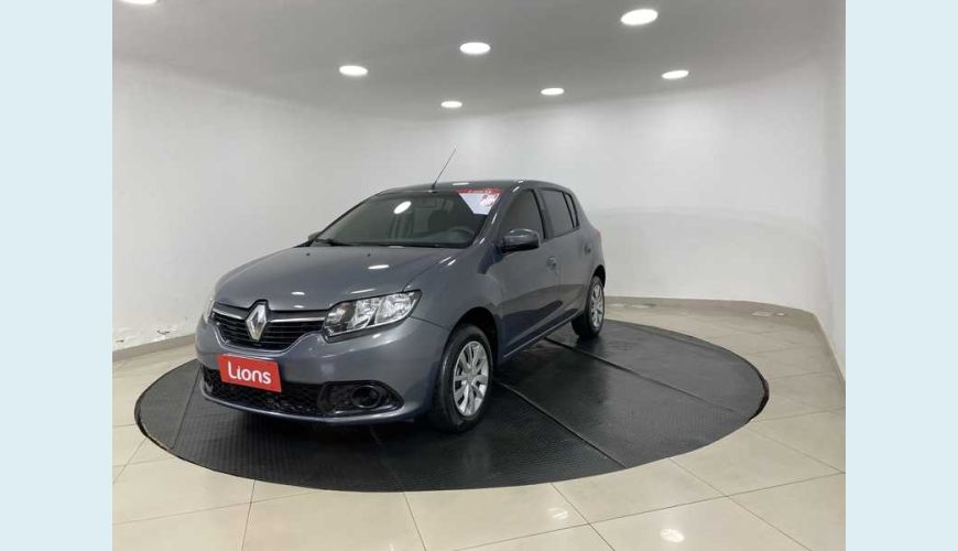RENAULT SANDERO EXPRESSION 1.6 16V FLEX MANUAL 4P - CINZA - 2018 Foto 3 (Grande)
