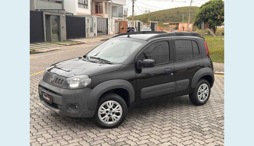 FIAT UNO WAY 1.0 8V FLEX MANUAL 2P - PRETO - 2012 Foto 3 (Grande)