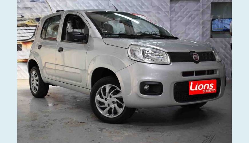 FIAT UNO ATTRACTIVE 1.0 FLEX MANUAL 4P - PRATA - 2016 Foto 3 (Grande)