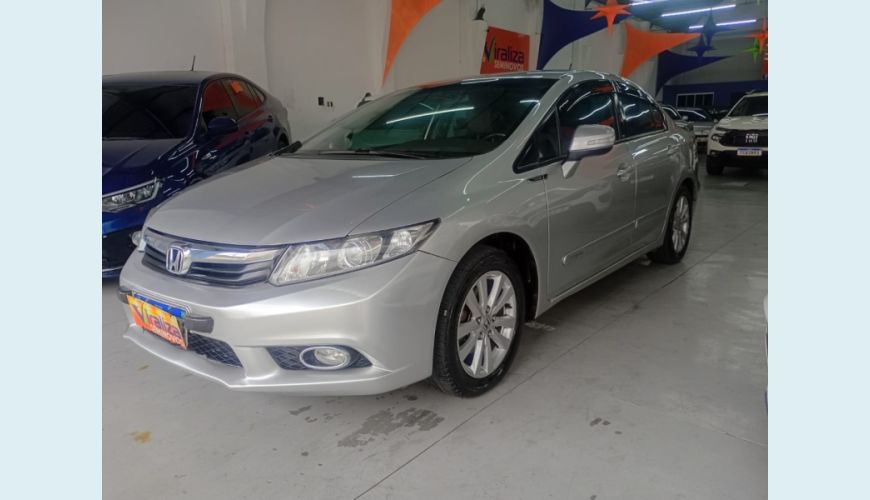 HONDA CIVIC FLEX AUT. 4P - PRATA - 2014 Foto 3 (Grande)