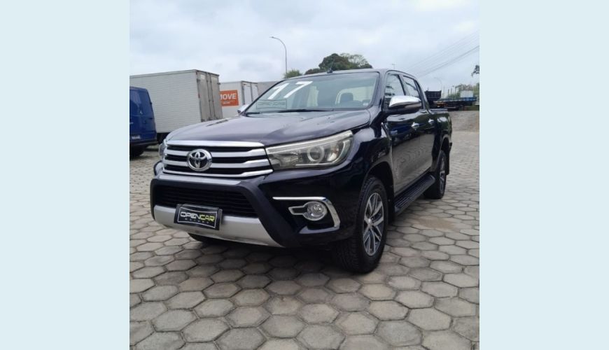 TOYOTA TOYOTA HILUX SRX 2.8 DIESEL AUT. 4P - PRETO - 2017 Foto 3 (Grande)