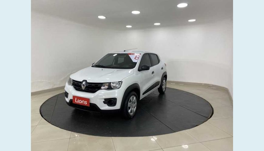 RENAULT RENAULT KWID INTENSE 1.0 12V FLEX MANUAL 4P - BRANCO - 2018 Foto 3 (Grande)