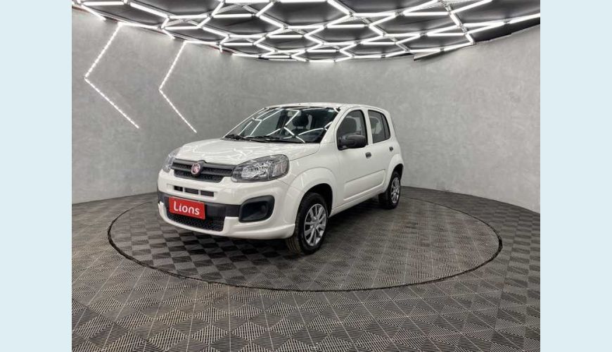 FIAT FIAT UNO ATTRACTIVE 1.0 8V FLEX MANUAL 4P - BRANCO - 2020 Foto 3 (Grande)