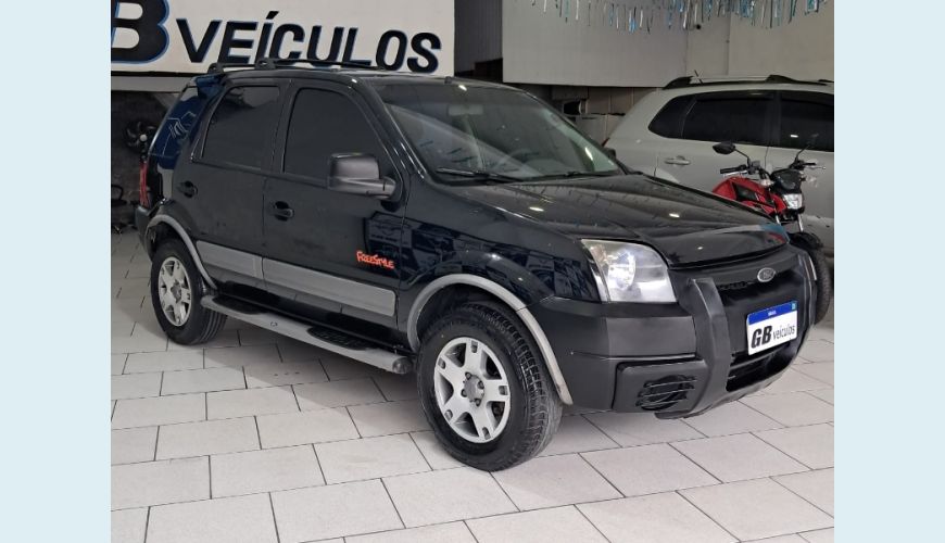 FORD FORD ECOSPORT XLS FREESTYLE 1.6 FLEX 8V MANUAL 4P - PRETO - 2007 Foto 3 (Grande)