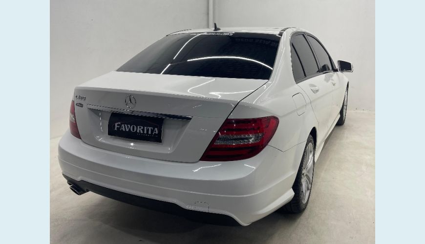 MERCEDES-BENZ C-180 TURBO 1.6 AUT. 4P - BRANCO - 2014 Foto 3 (Grande)