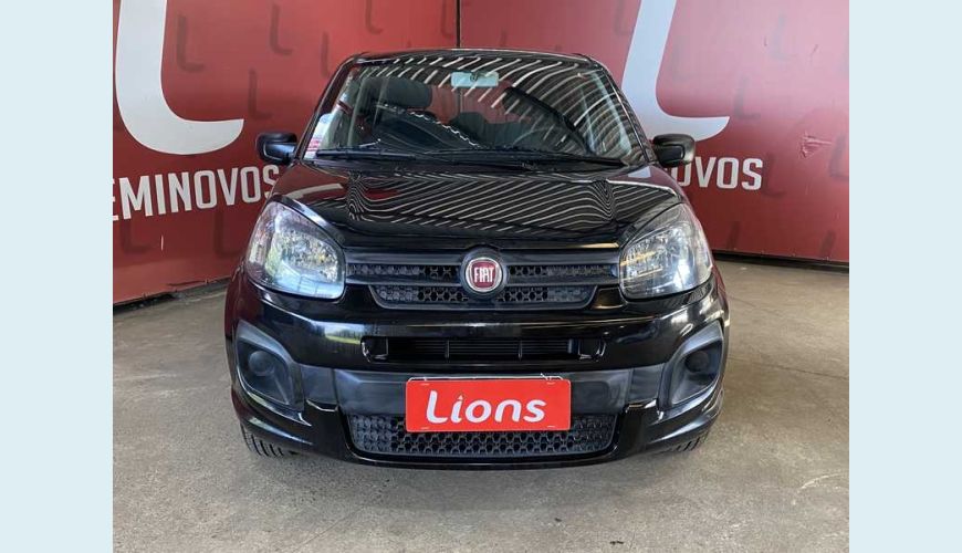 FIAT FIAT UNO ATTRACTIVE 1.0 8V FLEX MANUAL 4P - PRETO - 2020 Foto 3 (Grande)