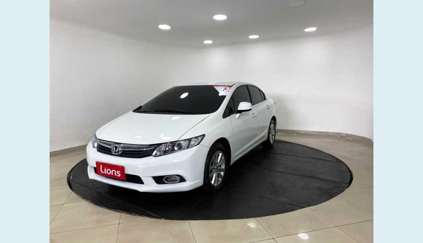 HONDA HONDA CIVIC NEW LXS 1.8 16V I-VTEC FLEX AUT. 4P - BRANCO - 2014 Foto 3 (Grande)