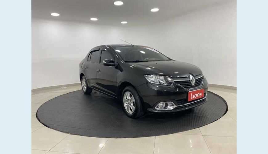 RENAULT LOGAN DYNAMIQUE 1.6 8V FLEX MANUAL 4P - PRETO - 2015 Foto 3 (Grande)