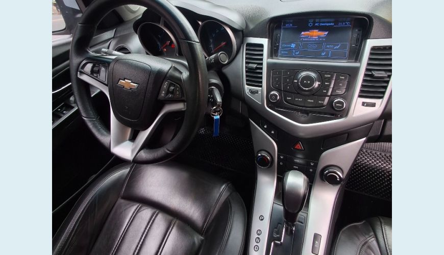 CHEVROLET CRUZE LT 1.8 16V FLEX AUT. 4P - CINZA - 2012 Foto 3 (Grande)