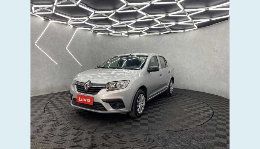 RENAULT LOGAN LIFE 1.0 12V FLEX MANUAL 4P - PRATA - 2020 Foto 3 (Grande)