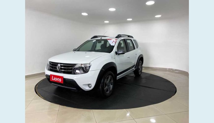 RENAULT DUSTER DYNAMIQUE 2.0 16V FLEX AUT. 4P - BRANCO - 2014 Foto 3 (Grande)