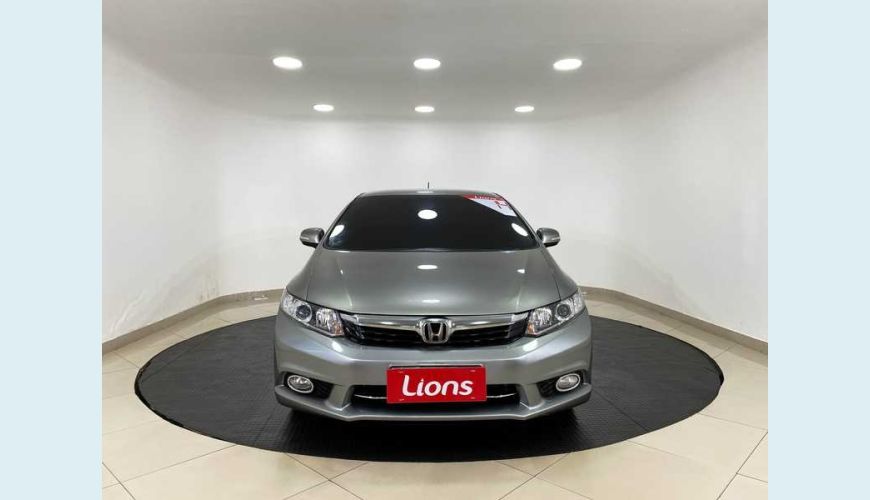 HONDA CIVIC NEW LXR 2.0 I-VTEC FLEX AUT. 4P - CINZA - 2014 Foto 3 (Grande)