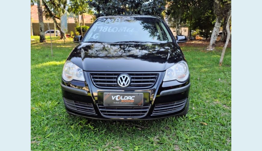 VOLKSWAGEN POLO SEDAN FLEX MANUAL 4P - PRETO - 2009 Foto 3 (Grande)
