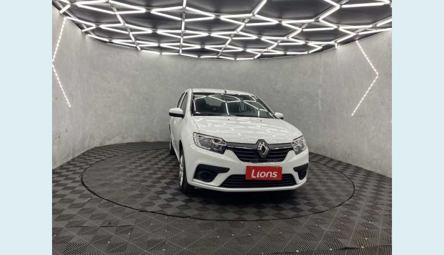 RENAULT RENAULT LOGAN ZEN 1.6 16V SCE FLEX MANUAL 4P - BRANCO - 2022 Foto 3 (Grande)