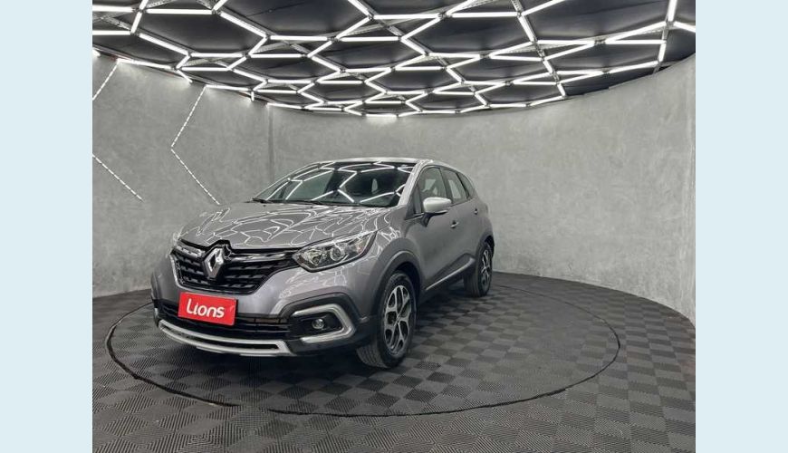 RENAULT CAPTUR INTENSE 1.3 TURBO FLEX AUT. 4P - CINZA - 2022 Foto 3 (Grande)