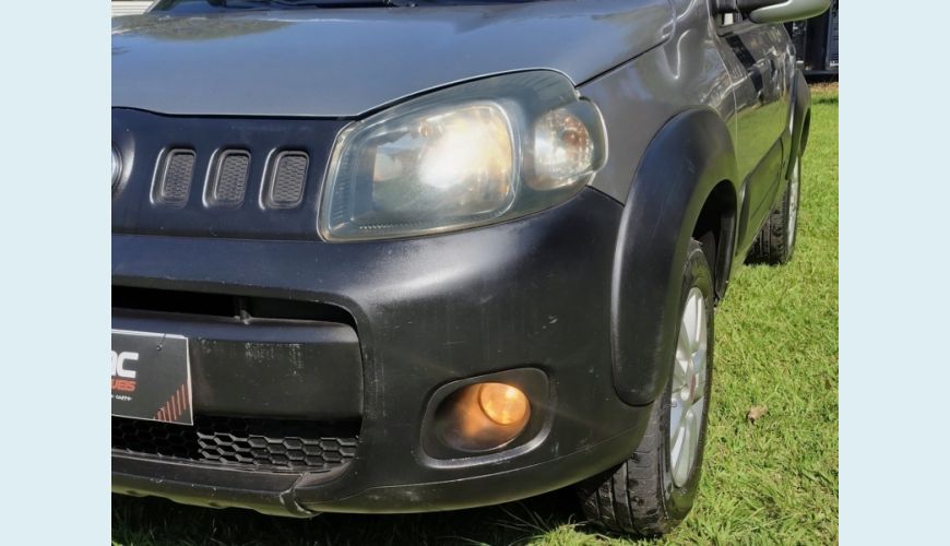 FIAT UNO FLEX MANUAL 5P - CINZA - 2011 Foto 3 (Grande)