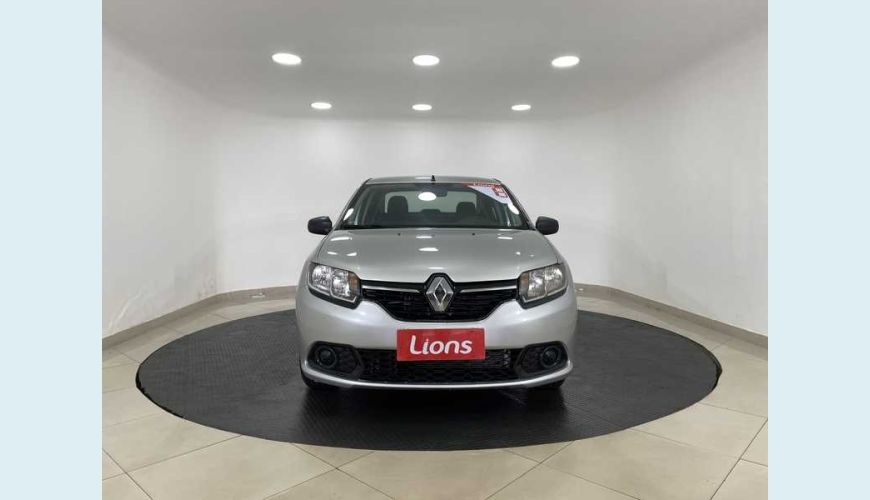 RENAULT LOGAN AUTHENTIQUE 1.0 12V SCE FLEX MANUAL 4P - PRATA - 2018 Foto 3 (Grande)
