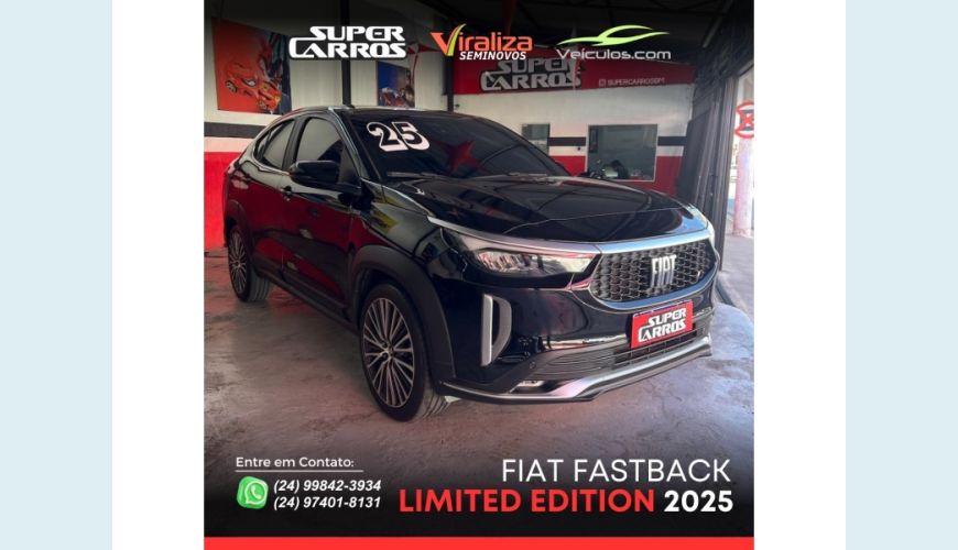 FIAT FASTBACK FLEX AUT. 4P - PRETO - 2025 Foto 3 (Grande)
