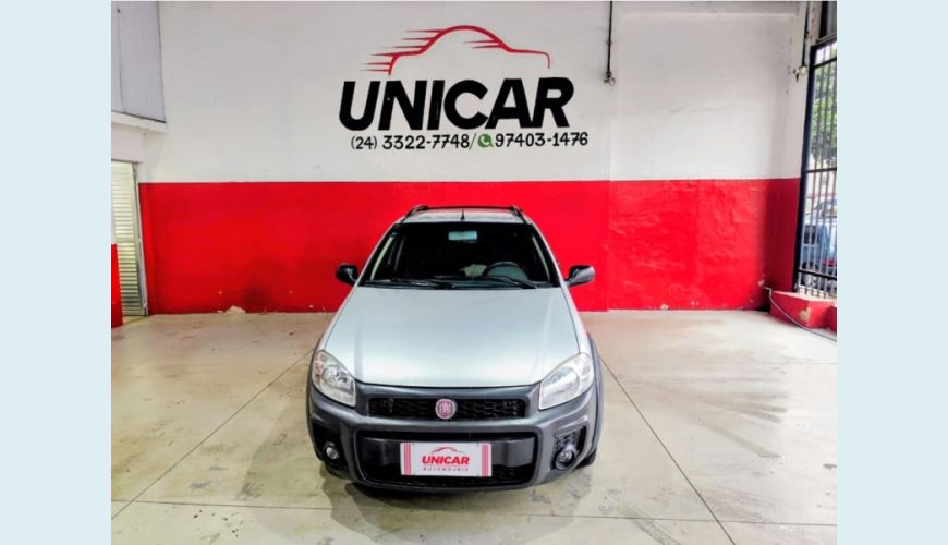 FIAT STRADA FLEX MANUAL 2P - PRATA - 2014 Foto 3 (Grande)