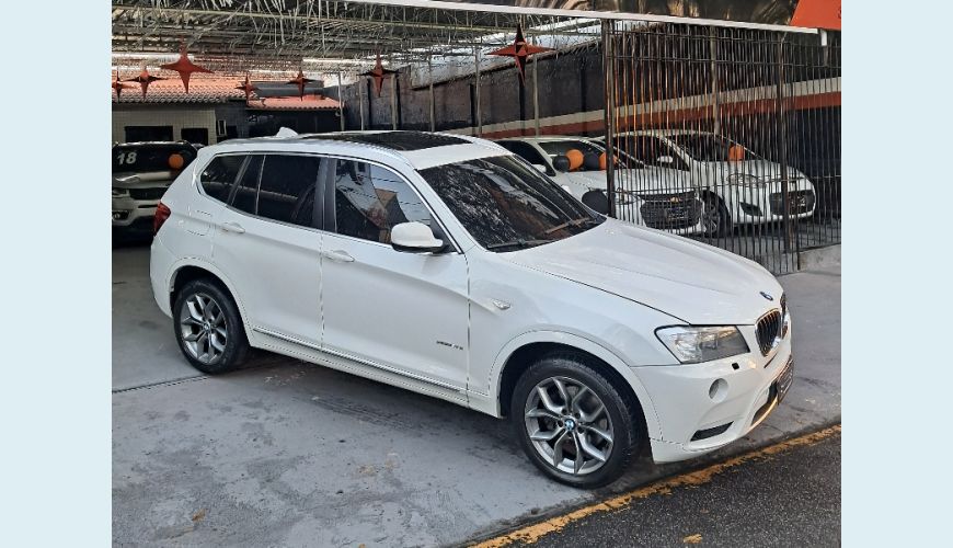BMW BMW X3 XDRIVE 20I 2.0 FLEX AUT. 4P - BRANCO - 2014 Foto 3 (Grande)