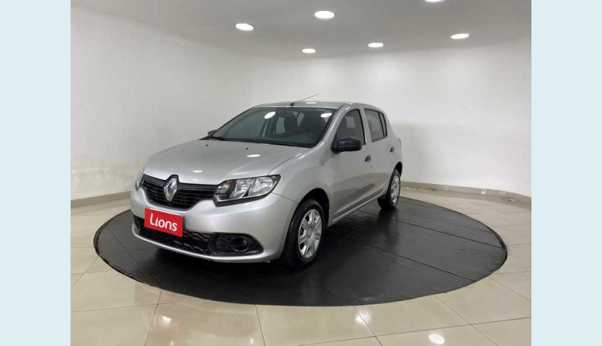 RENAULT SANDERO AUTHENTIQUE 1.0 12V FLEX MANUAL 4P - PRATA - 2018 Foto 3 (Grande)