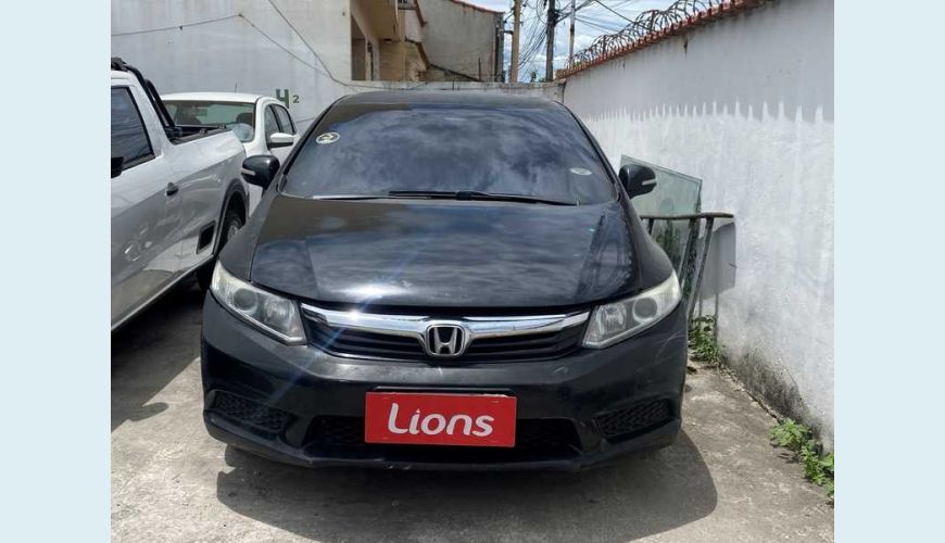 HONDA CIVIC LXL 1.8 FLEX AUT. 4P - PRETO - 2013 Foto 3 (Grande)