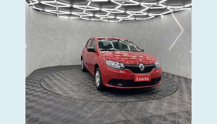 RENAULT LOGAN AUTHENTIQUE 1.0 12V FLEX MANUAL 4P - VERMELHO - 2018 Foto 3 (Grande)