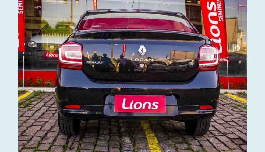 RENAULT LOGAN AUTHENTIQUE 1.0 12V FLEX MANUAL 4P - PRETO - 2018 Foto 3 (Grande)