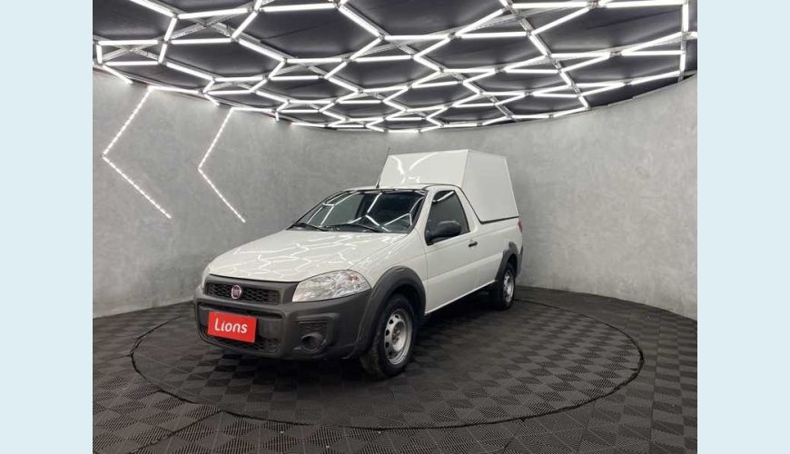 FIAT FIAT STRADA HARD WORKING CS 1.4 FLEX MANUAL 2P - BRANCO - 2020 Foto 3 (Grande)