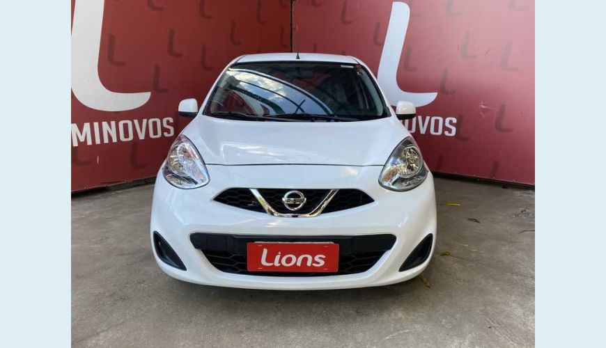 NISSAN MARCH S 1.0 12V FLEX MANUAL 4P - BRANCO - 2019 Foto 3 (Grande)