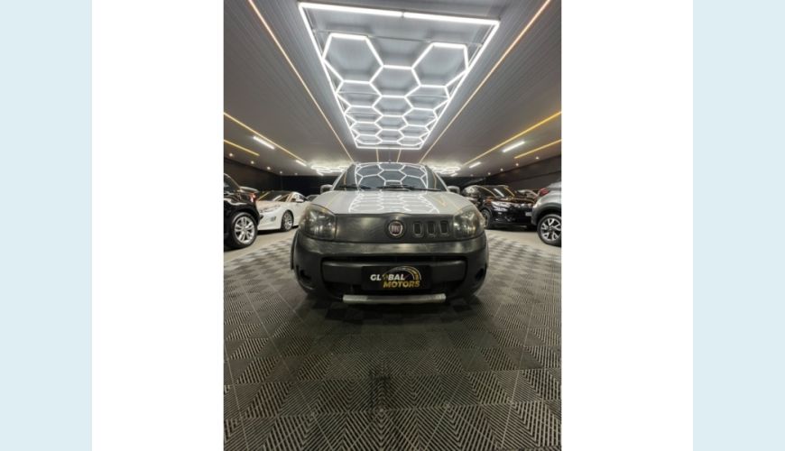 FIAT UNO FLEX MANUAL 4P - PRATA - 2011 Foto 3 (Grande)
