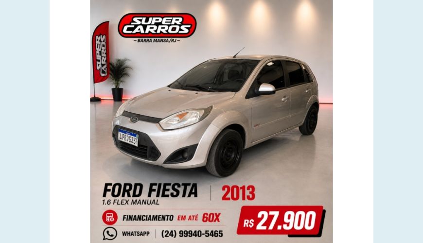 FORD FIESTA FLEX MANUAL 4P - PRATA - 2011 Foto 3 (Grande)