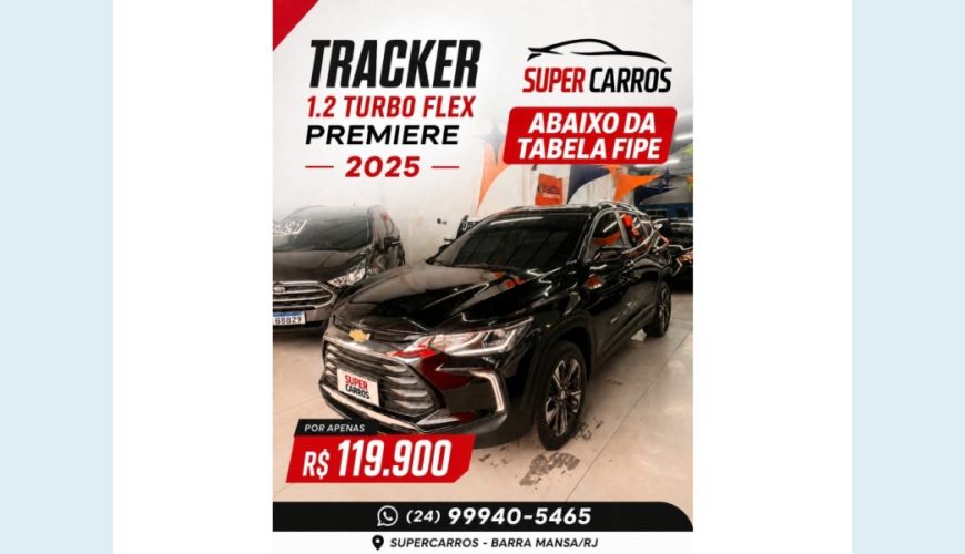 CHEVROLET TRACKER FLEX AUT. 4P - PRETO - 2025 Foto 3 (Grande)