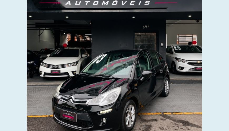 CITROËN C3 TENDANCE 1.5 FLEX 8V MANUAL 4P - PRETO - 2013 Foto 3 (Grande)