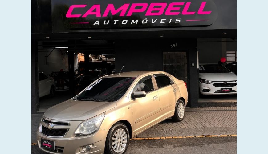 CHEVROLET COBALT LTZ 1.4 8V FLEX MANUAL 4P - BEGE - 2012 Foto 3 (Grande)