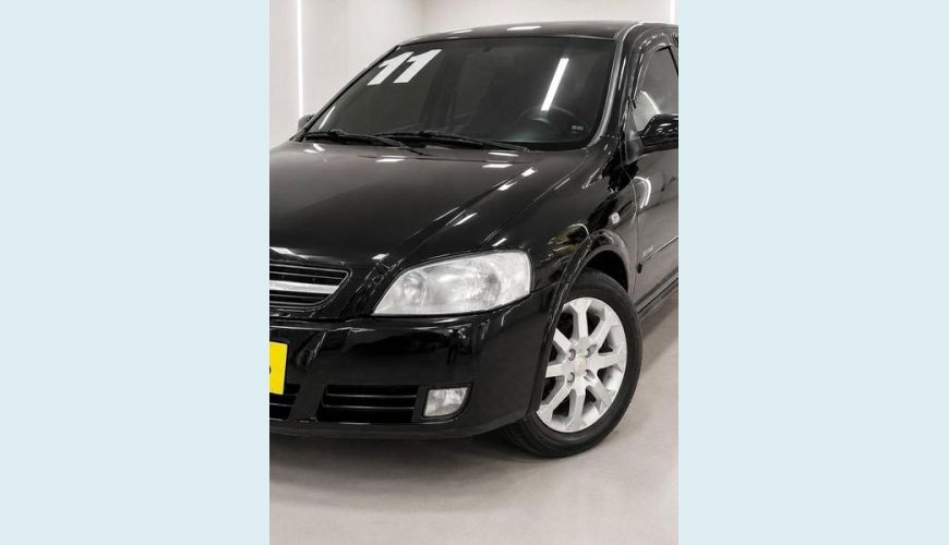CHEVROLET CHEVROLET ASTRA ADVANTAGE 2.0 FLEX MANUAL 4P - PRETO - 2011 Foto 3 (Grande)