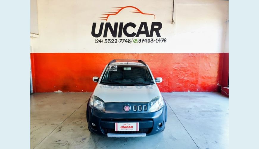 FIAT UNO FLEX MANUAL 4P - PRATA - 2014 Foto 3 (Grande)