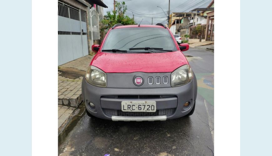 FIAT UNO FLEX MANUAL 4P - VERMELHO - 2014 Foto 3 (Grande)