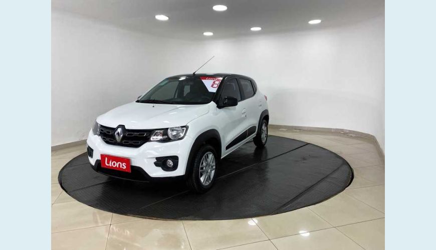 RENAULT RENAULT KWID INTENSE 1.0 12V FLEX MANUAL 4P - BRANCO - 2018 Foto 3 (Grande)