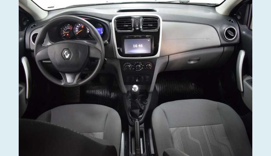 RENAULT RENAULT LOGAN EXPRESSION 1.6 16V FLEX MANUAL 4P - PRATA - 2018 Foto 3 (Grande)