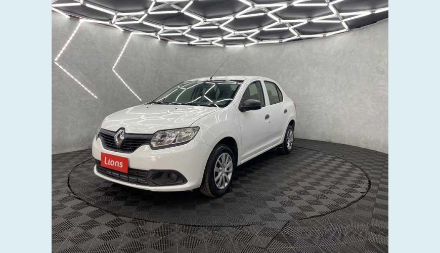 RENAULT LOGAN AUTHENTIQUE 1.0 12V FLEX MANUAL 4P - BRANCO - 2019 Foto 3 (Grande)