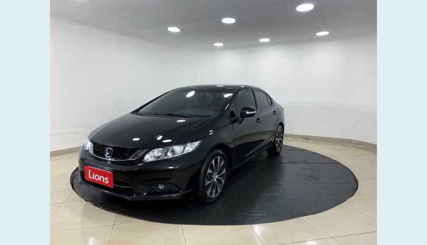 HONDA CIVIC LXR 2.0 I-VTEC FLEX AUT. 4P - PRETO - 2015 Foto 3 (Grande)