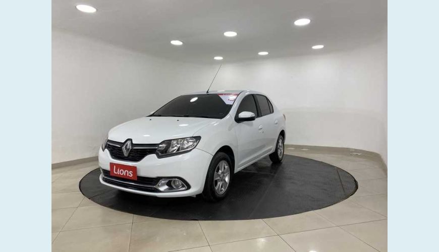 RENAULT LOGAN DYNAMIQUE 1.6 8V FLEX MANUAL 4P - BRANCO - 2015 Foto 3 (Grande)