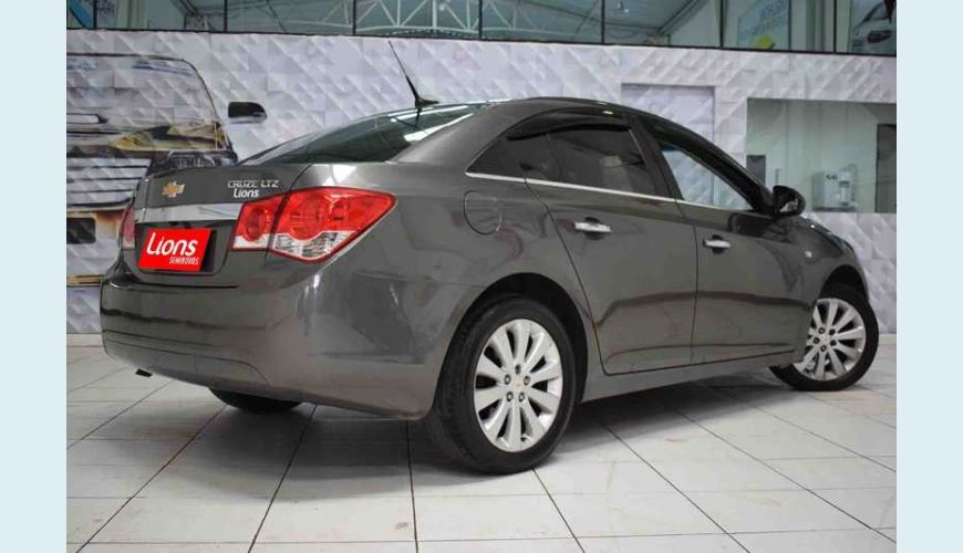 CHEVROLET CRUZE LTZ 1.8 16V ECOTEC FLEX AUT. 4P - CINZA - 2014 Foto 3 (Grande)