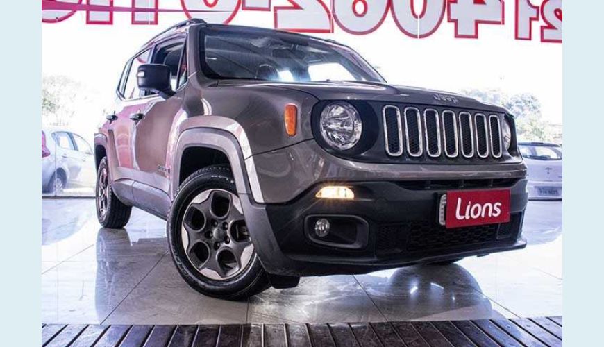 JEEP RENEGADE SPORT 1.8 FLEX MANUAL 4P - PRATA - 2017 Foto 3 (Grande)