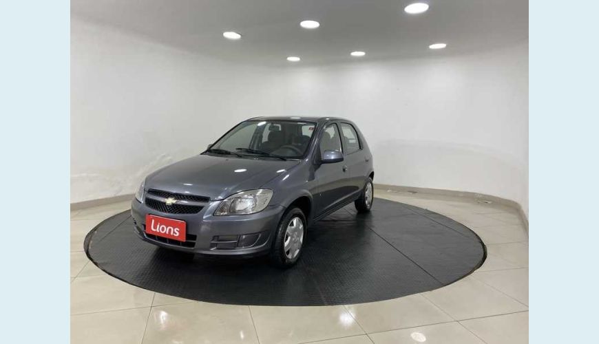 CHEVROLET CELTA LT 1.0 FLEX MANUAL 4P - CINZA - 2012 Foto 3 (Grande)