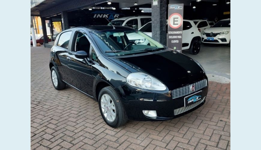 FIAT PUNTO FLEX MANUAL 4P - PRETO - 2008 Foto 3 (Grande)