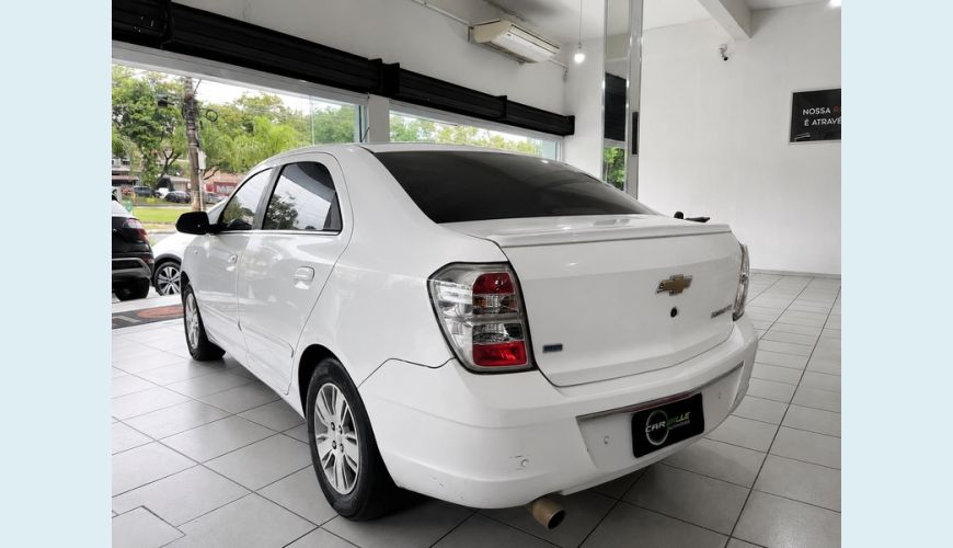 CHEVROLET COBALT LTZ 1.8 8V FLEX MANUAL 4P - BRANCO - 2013 Foto 3 (Grande)