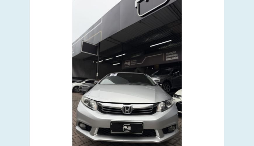 HONDA HONDA CIVIC FLEX AUT. 4P - PRATA - 2014 Foto 3 (Grande)